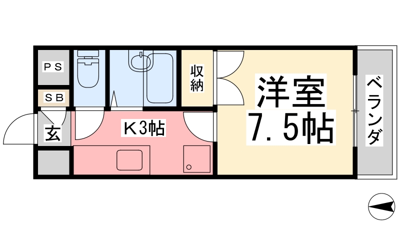 リオン・ドールの間取り