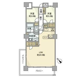 豊島区西巣鴨のマンションの間取り