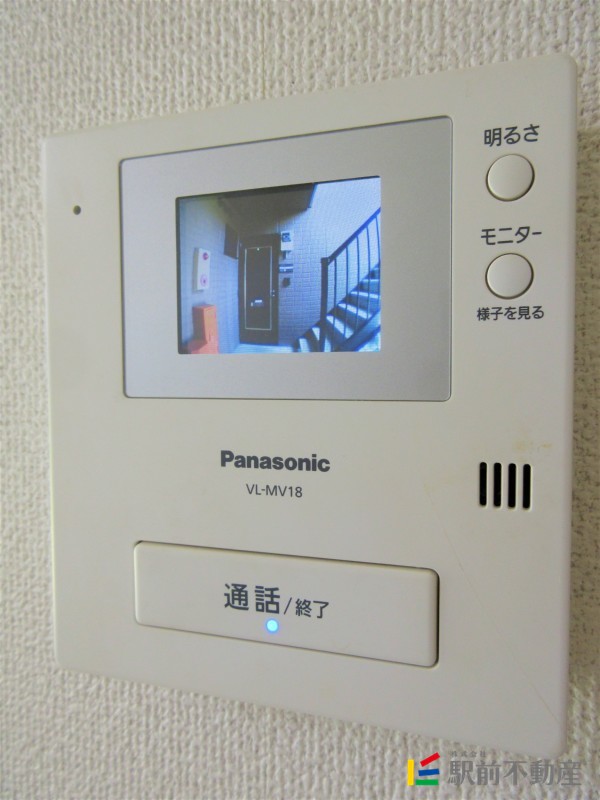 セキュリティ　お客様の顔が見えて安心ですね