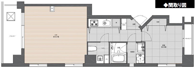 AKASAKA K MANSIONの間取り