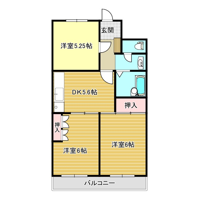 ブループランツの間取り