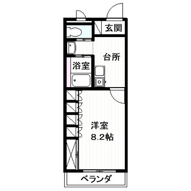 パークアベニュー竹原の間取り