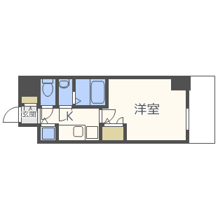 エスリード京橋WESTの間取り