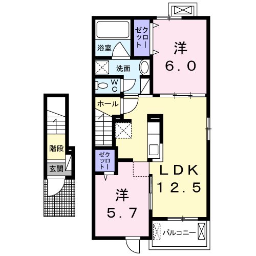 ラ・フォンテ西軽井沢　Ｂの間取り