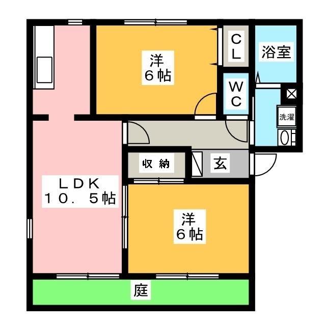 ソレジオ　　Ｂ棟の間取り