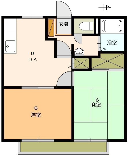 サンライフ杉山の間取り