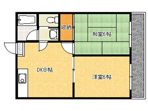 ヴィラ元町??の間取り