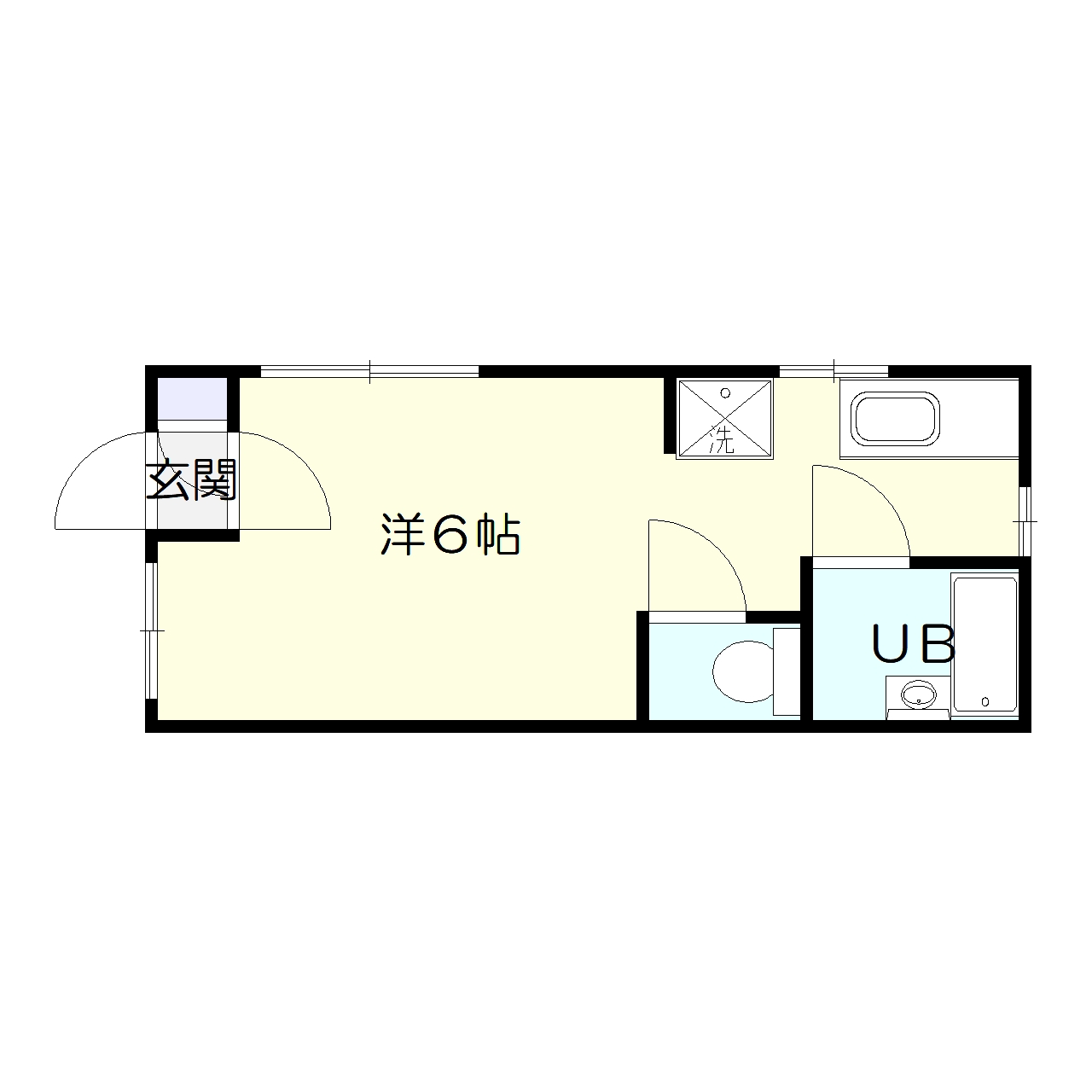 鹿児島市城西のマンションの間取り