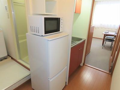 その他　電子レンジ、冷蔵庫完備