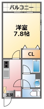 【ロクサーヌ浜甲子園の間取り】