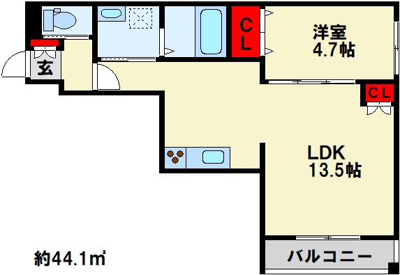 ポルト・ボヌールの間取り