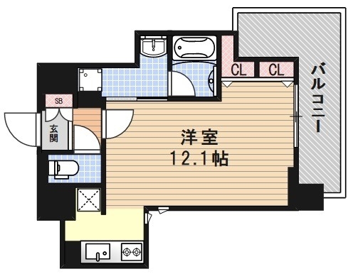 アスヴェル京都御所前IIIの間取り