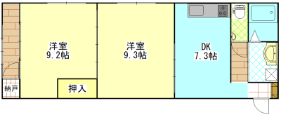 セントラルハイツ森合山の間取り