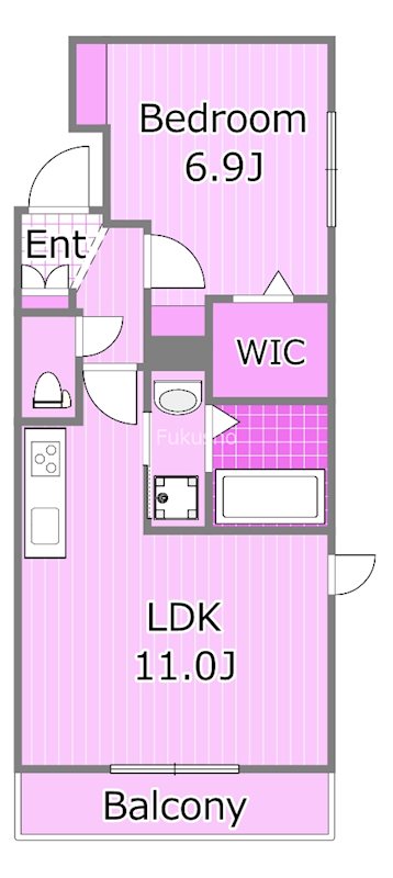 【横浜市瀬谷区三ツ境のマンションの間取り】