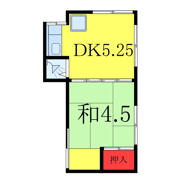 フレール小井土IIの間取り