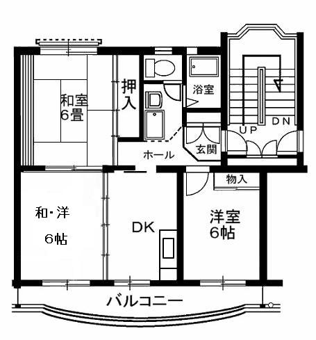 ベルヴィラージュの間取り