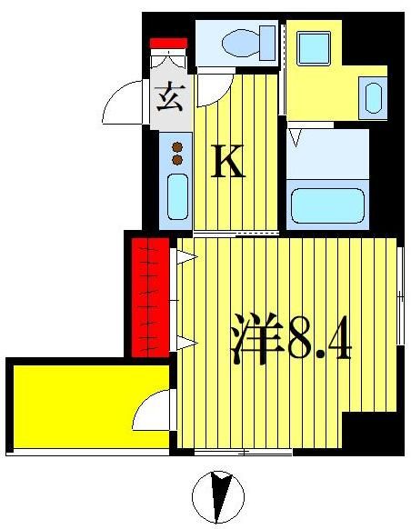 千葉中央・大庄マンションの間取り