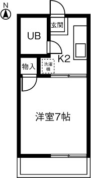 セントレア白山 １０３号室・２０５号室の間取り