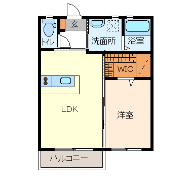 【カーサクレセオＬの間取り】