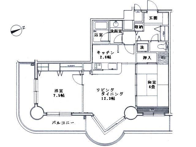 リシャール伊豆長岡の間取り