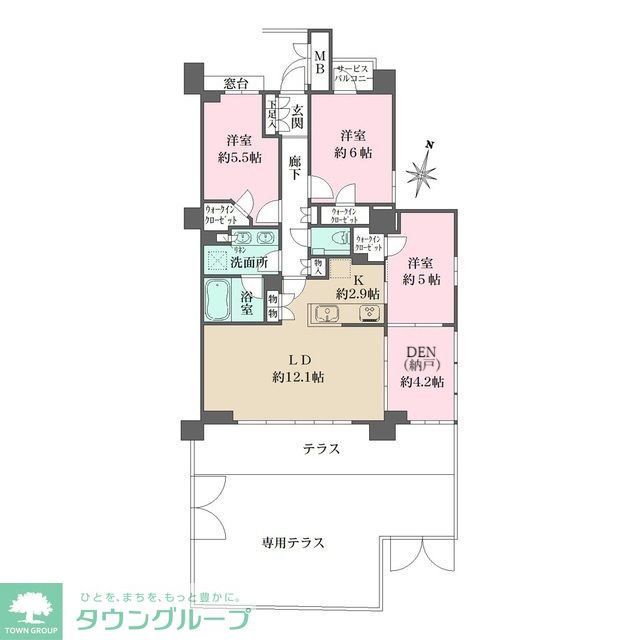 杉並区荻窪のマンションの間取り