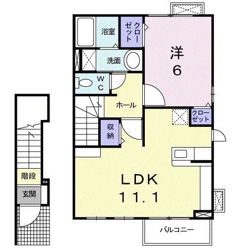 メゾン　アンジュの間取り