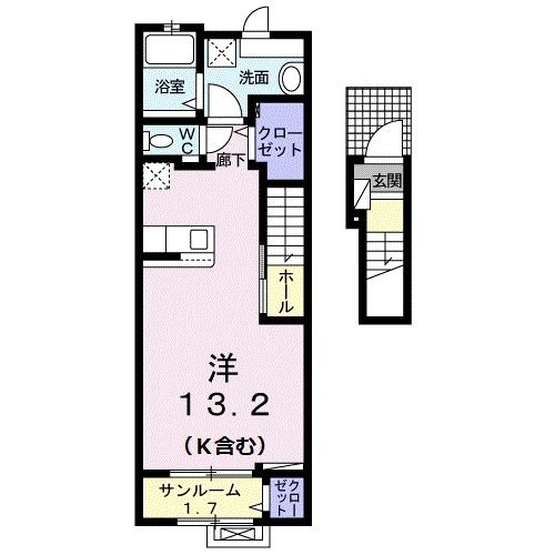 グラシオッソ坂井　IIIの間取り