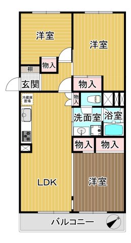 湘南ハイムFW棟の間取り