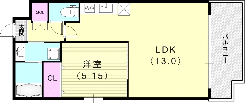 プレジオ西宮今津の間取り