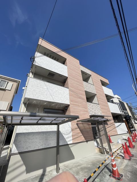 【大阪市住吉区遠里小野のアパートの建物外観】