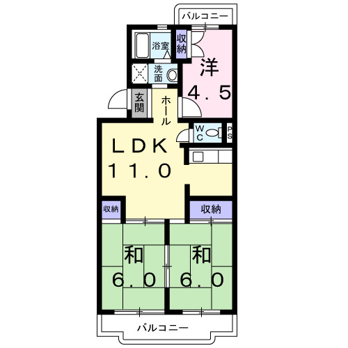 ストークマンションの間取り