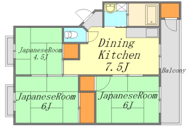 廿日市市佐方のマンションの間取り