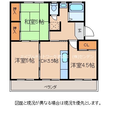 シャトー弐番館の間取り