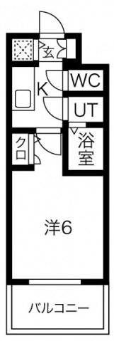 【大阪市東住吉区北田辺のマンションの間取り】