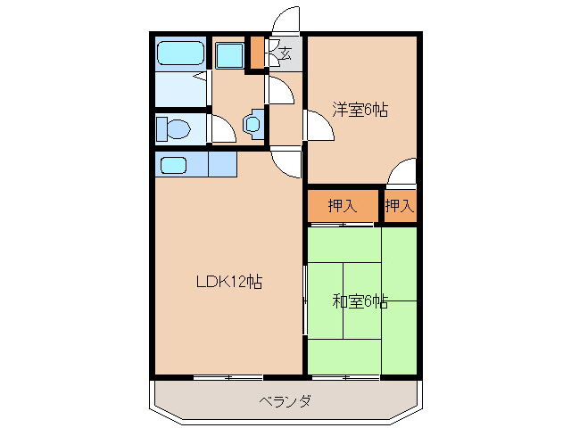 オアシス加納の間取り