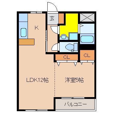 ＹＭマンションの間取り