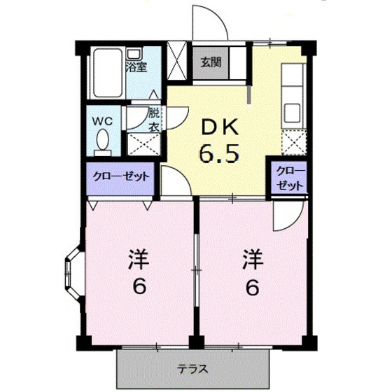 シティハイツ藤原の間取り