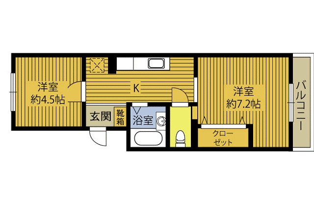 コーポアクシオンIIの間取り