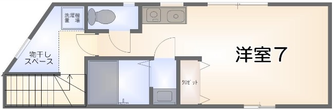 徳島市大道のマンションの間取り