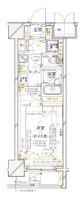 パレステュディオ神田神保町の間取り