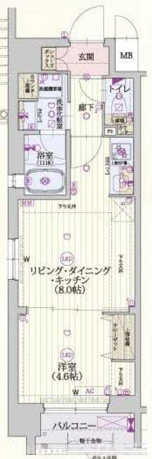 ベラジオ雅び東寺WESTの間取り