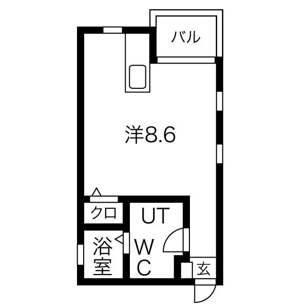 LE　COCON町南IIの間取り