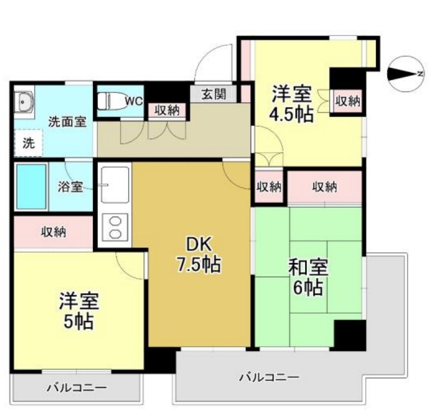 広友川口マンションの間取り