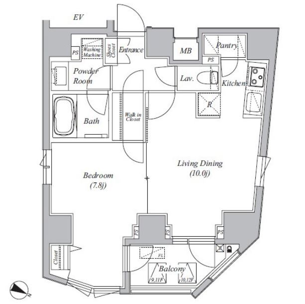 Casa Splendido La plus 元赤坂の間取り