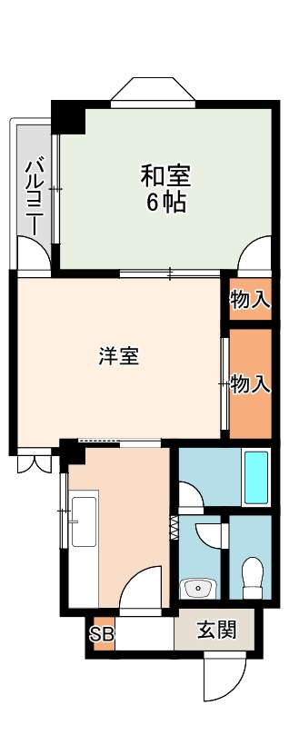 ベルメゾン高倉の間取り