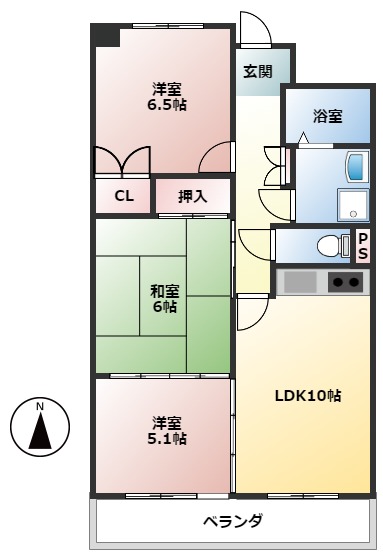 アプレシェの間取り