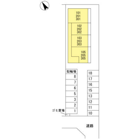 【奈良市佐保台西町のアパートのその他】