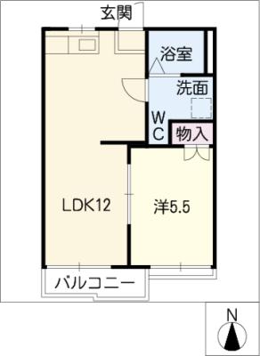 タウニーＹＯＵの間取り