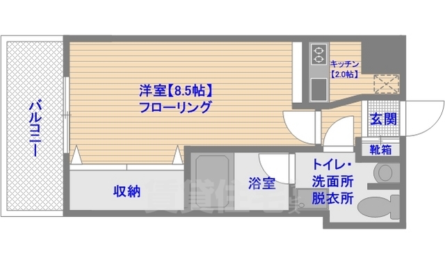 ラファセ箱崎の間取り