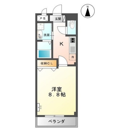 Ｌｙｒｉｃ　ａｐａｒｔｍｅｎｔの間取り